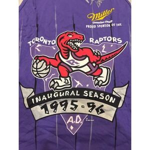 Vintage 90s Toronto Raptors Inaugural Season‎ Tank Top Miller Draft XL